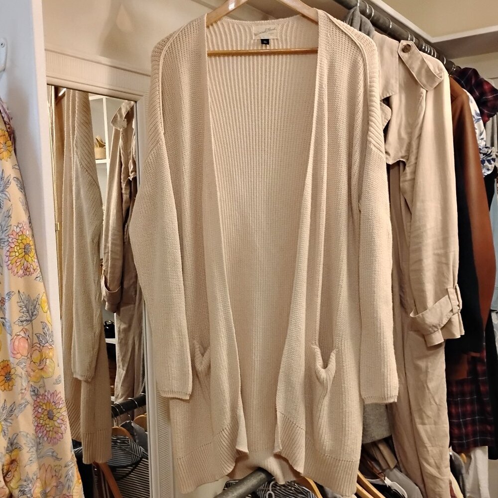 EUC Universal Thread Open Front Cardigan with Pockets